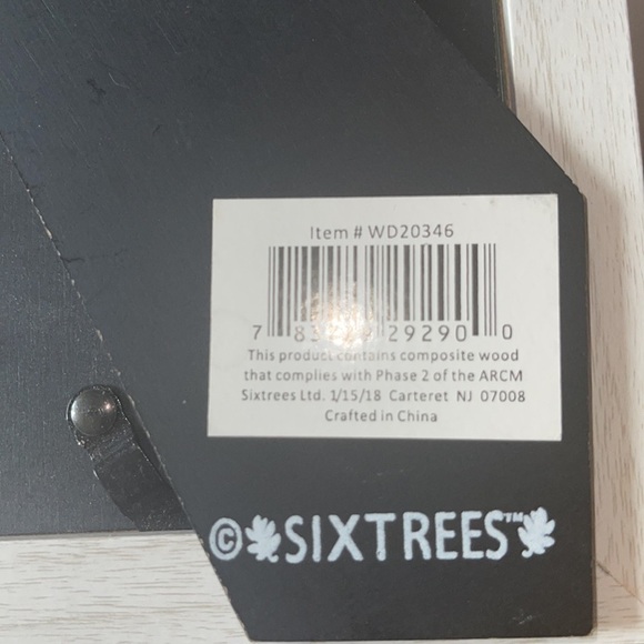 Sixtrees Empty frame new with tag white 7 x 5 inches - Picture 4 of 4